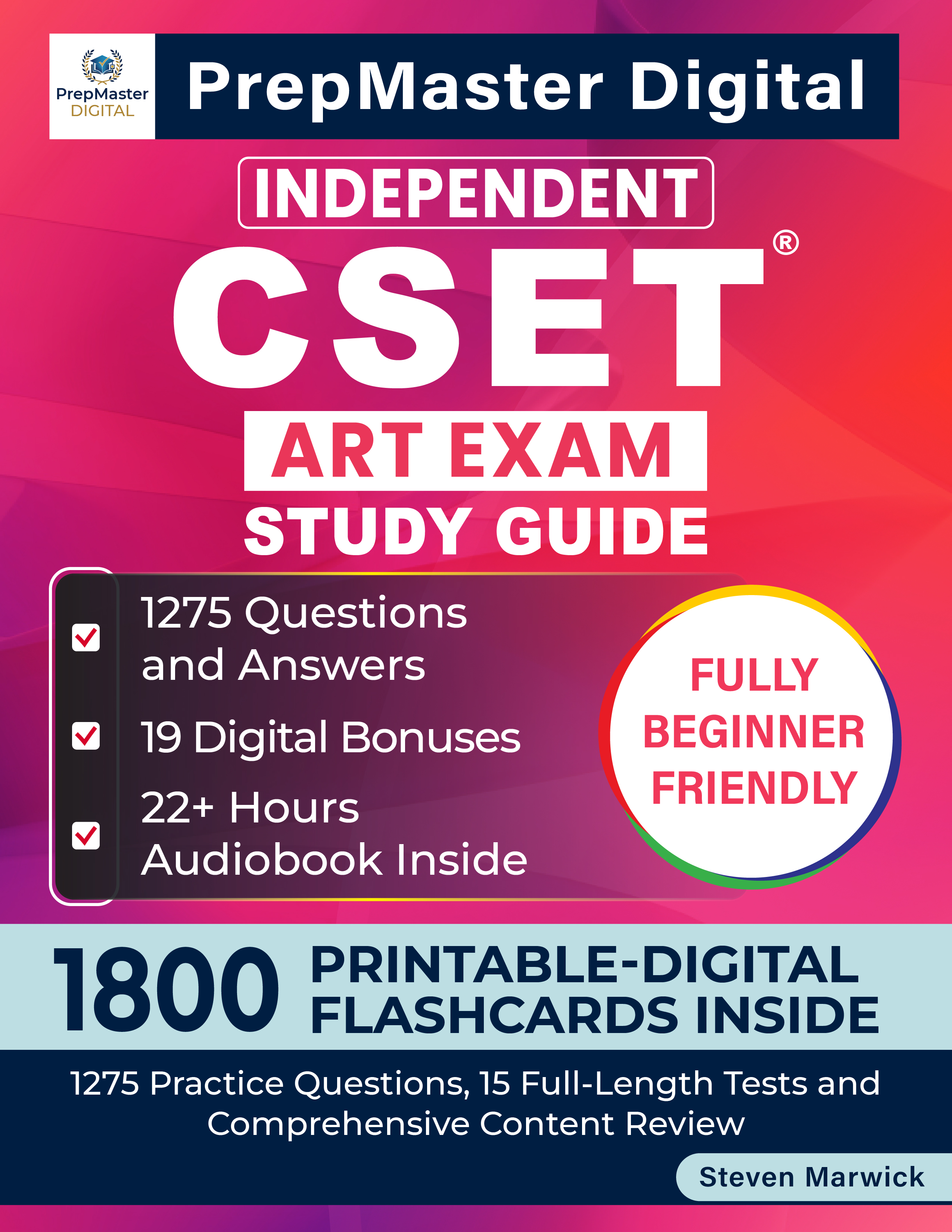 Independent CSET Art Exam Study Guide — book cover