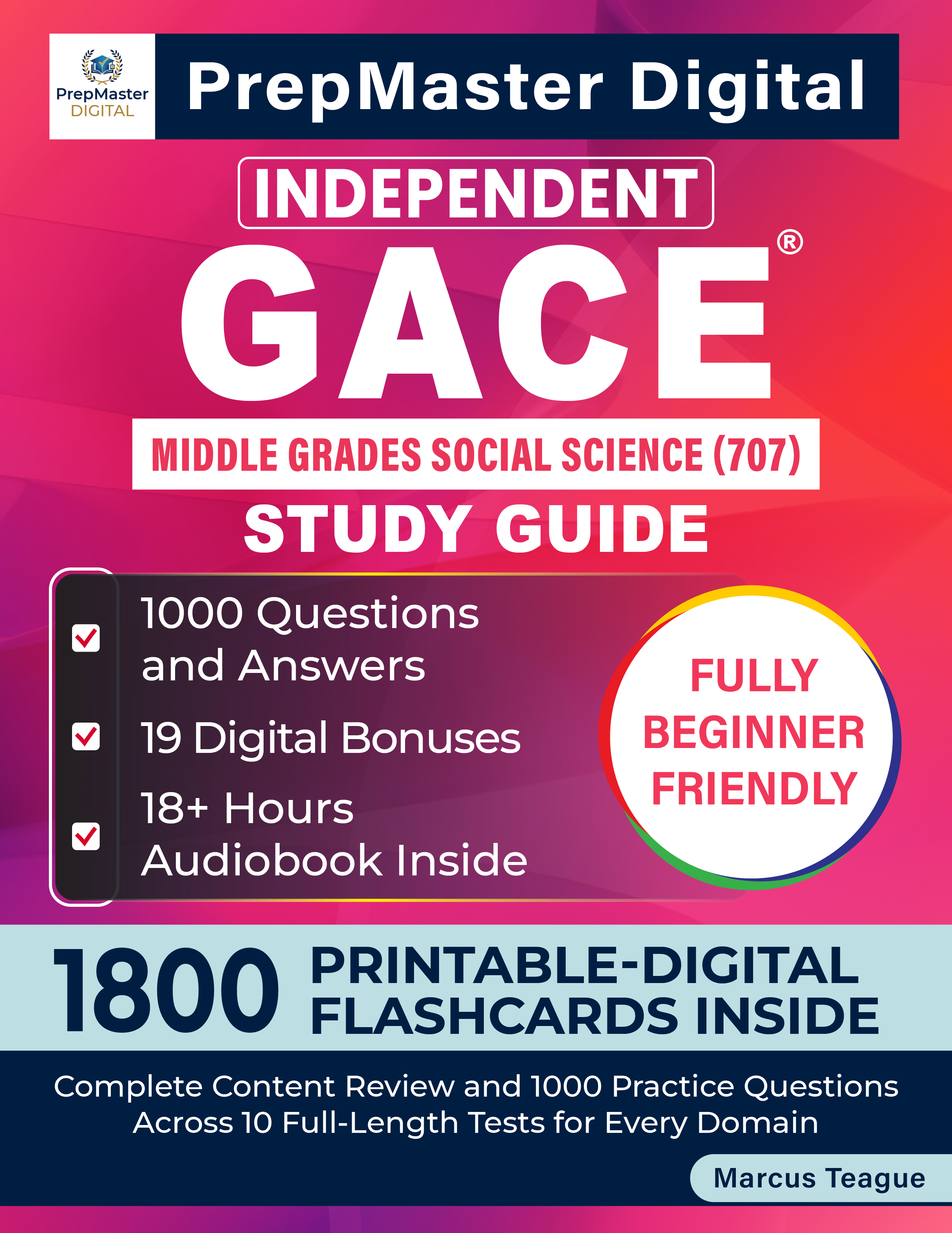 Independent GACE Middle Grades Social Science (707) Study Guide — book cover