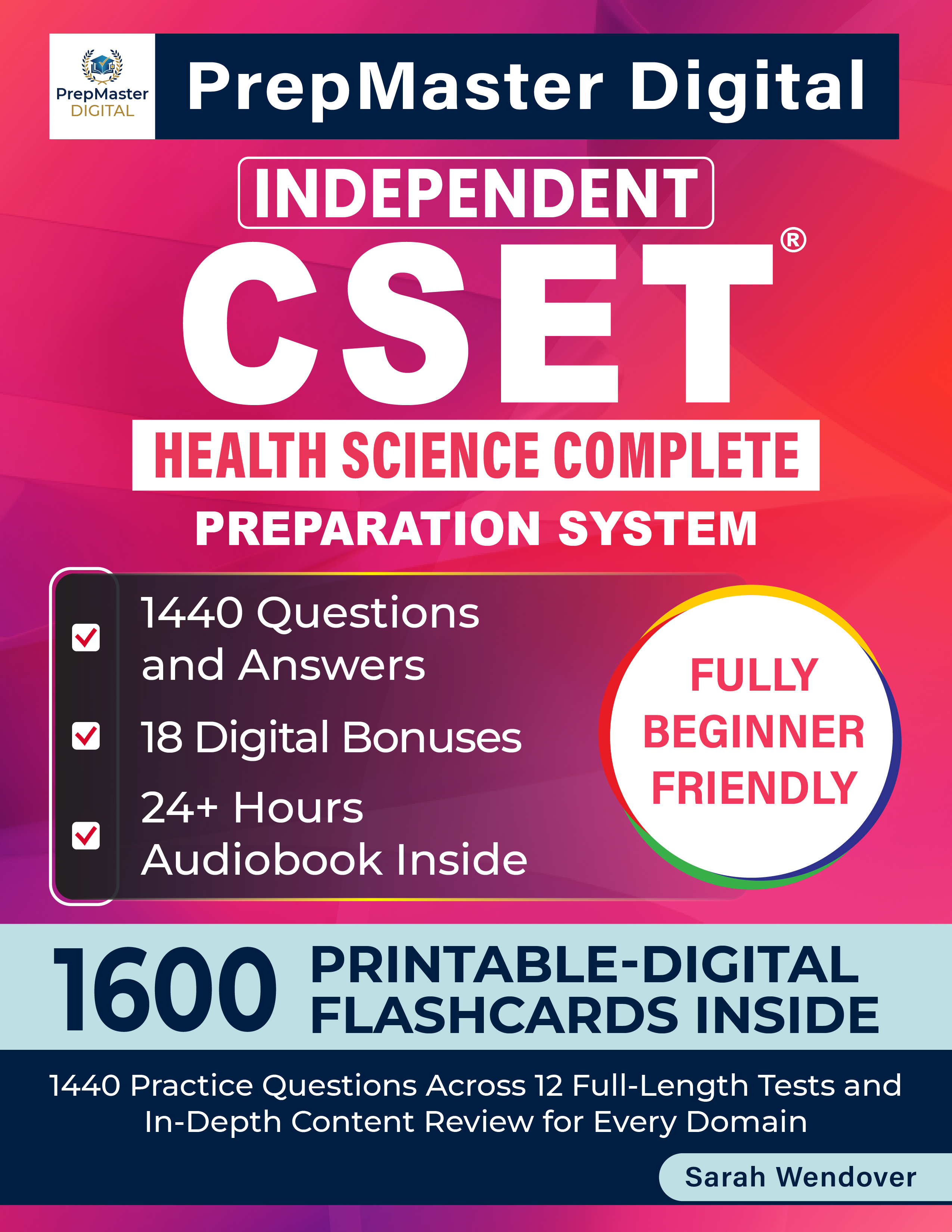 Independent CSET Health Science Complete Preparation System — book cover