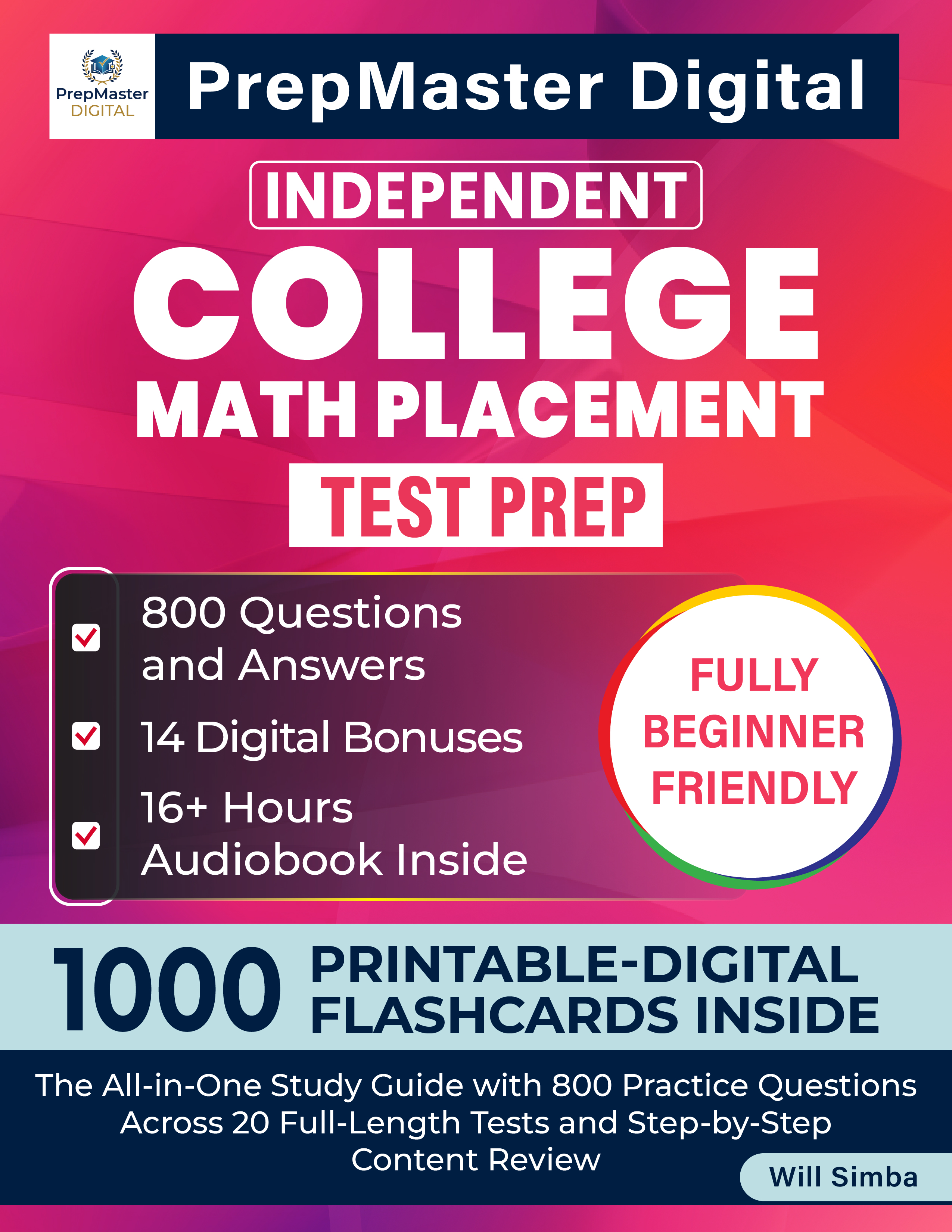 Independent College Math Placement Test Prep — book cover