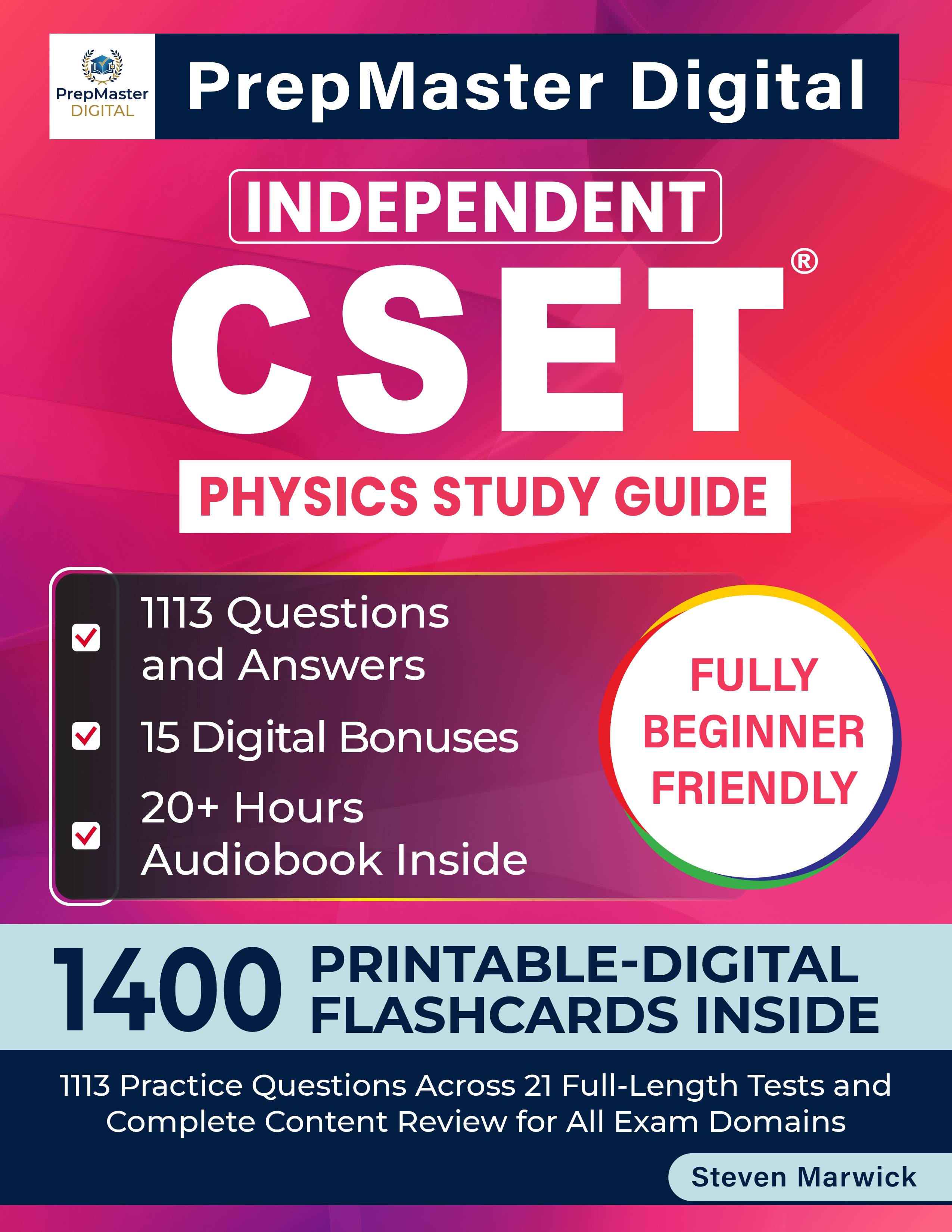 Independent CSET Physics Study Guide — book cover